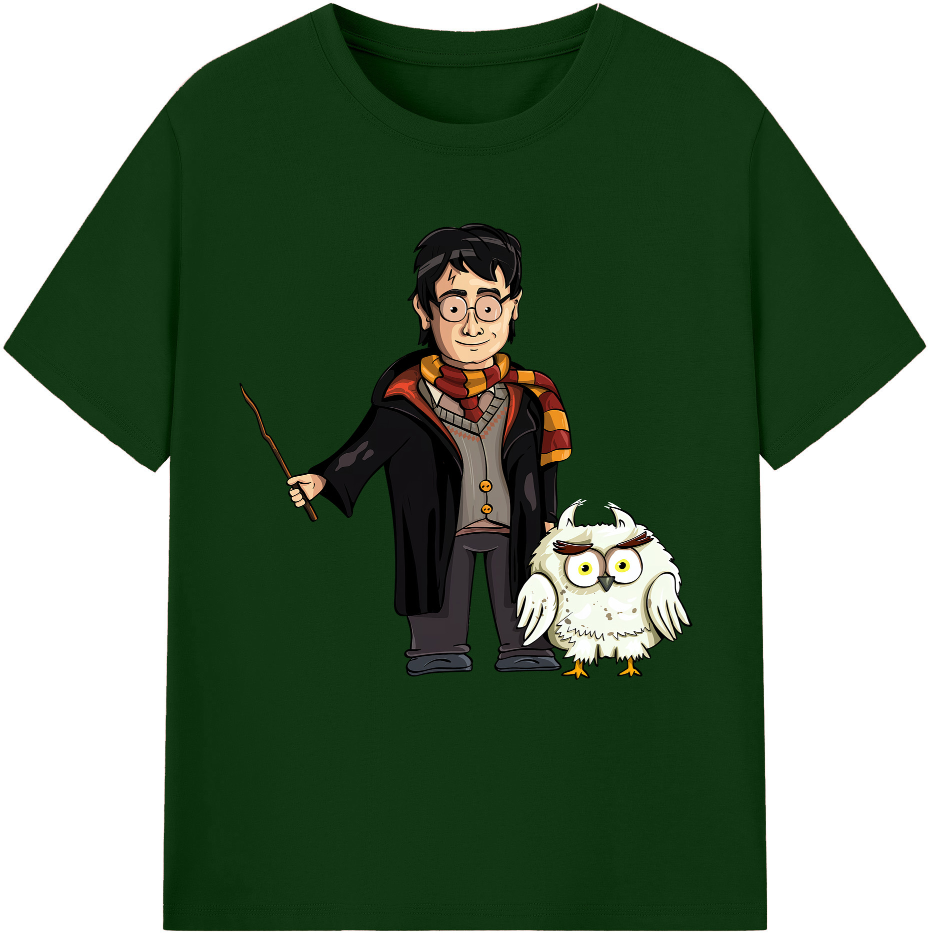 （画像用） Harry Potter ハリー・ポッターシリーズ 綿100％半袖Tシャツ（フロントプリント）
